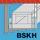 Suspended fire protection duct, ceiling mounting E30