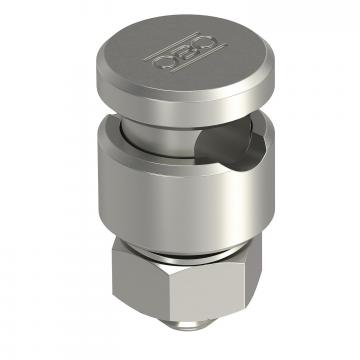 Connector, Rd 8−10 mm with pressure trough