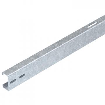 Support profile for PV module mounting, free-standing system