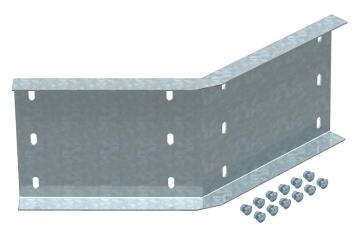 45-stopinjska kotna spojka, navpična, notranji profil