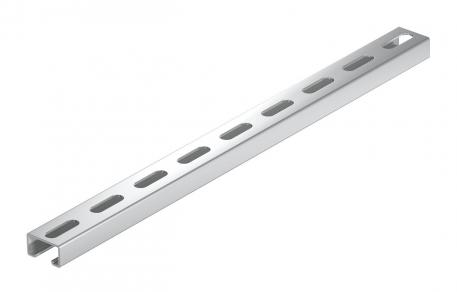 MS4022 mounting rail, heavy duty, slot 18 mm, A2, perforated 2000 | 40 | 22,5 | 2 | surovo, naknadno obdelano