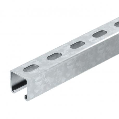 MSL4141 mounting rail, slot 22 mm, FS, perforated 1000 | 41 | 41 | 2 | neprekinjeno cinkano v ognju