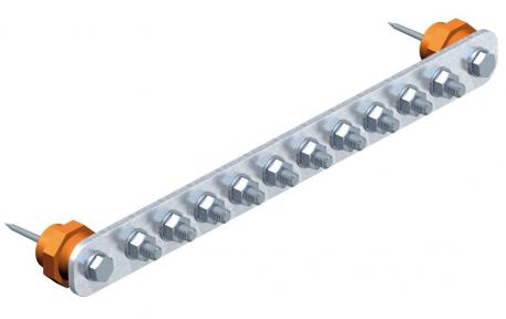 Equipotential busbar BigBar for industrial applications 408,5 | 40 | 5 | 10 | 