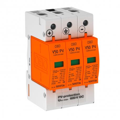 Kombinirani odvodnik PV V50, 600V DC