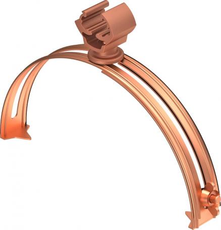 Roof conductor holder for ridge tiles, 185−260 mm, Rd 8–10, CU