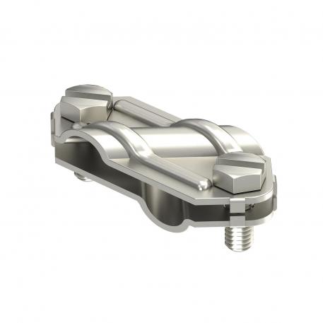 Cross-connector for flat conductors and round conductors stainless steel Rd 8-10/FL30 | 