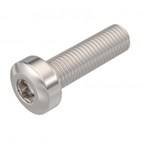 Flat-head screw for wind protection plate