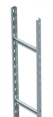 SLL 60 medium-duty vertical ladder, 6 m, FS