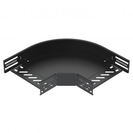 90° bend 60, black 200 | Jeklo | PES135 - poliester | globoko črna; RAL 9005