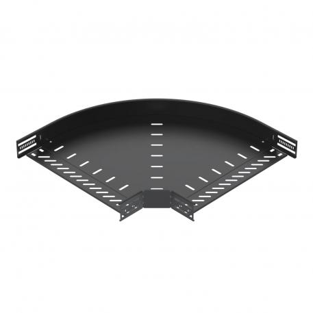 90° bend 60, black 400 | Jeklo | PES135 - poliester | globoko črna; RAL 9005