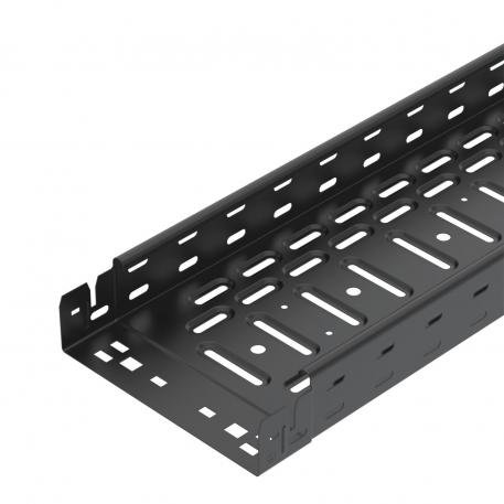 Cable tray RKS-Magic® 60 FS black 3050 | 200 | 60 | 0,75 | ne | globoko črna; RAL 9005 | Jeklo | PES135 - poliester
