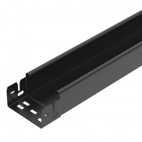 Cable tray MKS-Magic® 60, unperforated, black 3050 | 100 | 60 | 1 | ne | globoko črna; RAL 9005 | Jeklo | PES135 - poliester