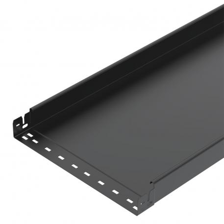 Cable tray MKS-Magic® 60, unperforated, black 3050 | 400 | 60 | 1 | ne | globoko črna; RAL 9005 | Jeklo | PES135 - poliester