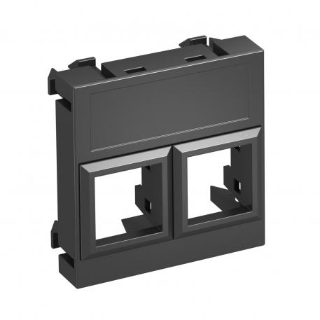 Data technology support, 1 module, straight outlet, type LE