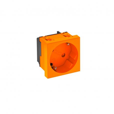 33° socket, protective contact, single 1 | Single 33° | oranžna; RAL 2004