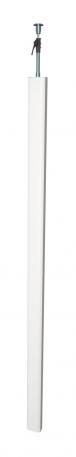 Service pole, type ISSDM45  3000 | napeti | aluminij | bela; RAL 9010 | 