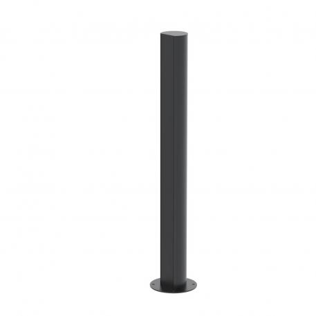 Instalacijski steber, tip ISSRHSM45 675 | globoko črna; RAL 9005