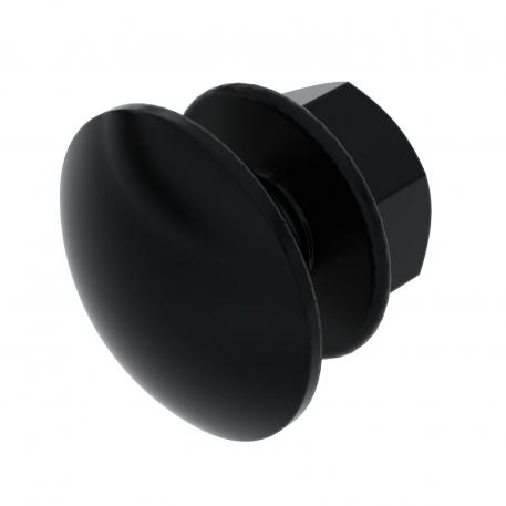 Truss-head bolt with combination nut, black, G 12 |  | Jeklo | Electrogalvanised, black-passivated