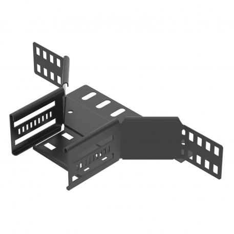 Add-on tee 60, black 100 | globoko črna; RAL 9005