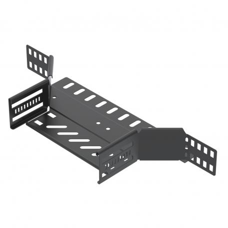 Add-on tee 60, black 200 | globoko črna; RAL 9005