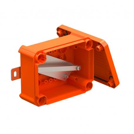 FireBox T100 zaprt, prazen 136x102x57 |  | IP66 | pastelno oranžna; RAL 2003