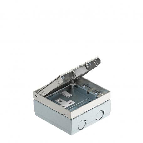 Talna doza UDHOME2 s pokrovom iz nerjavečega jekla, opremljena 