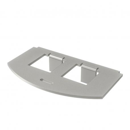 Mounting plate for data technology, type F