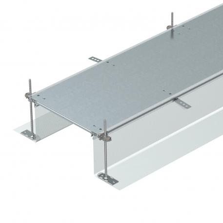 Trunking unit, blank, locking, height 40−240 mm